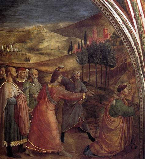 The Stoning of St Stephen Painting by Fra Angelico | Fine Art America