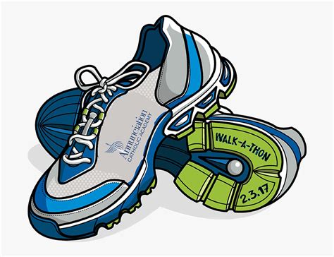 Walk A Thon Clipart - Running Shoes , Free Transparent Clipart - ClipartKey