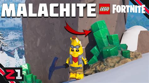 Where To Find Malachite In Lego Fortnite ! - YouTube