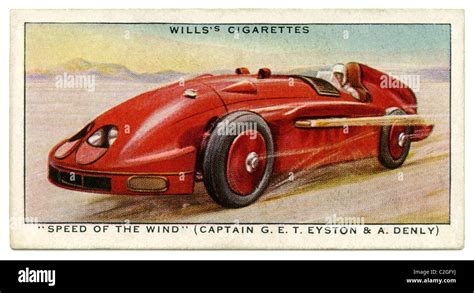 George Eyston and Albert Denly's 'Speed of the Wind' - in 1936 it held the world record for the ...