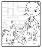 Doc Mcstuffins Printables Coloring Pages sketch template