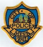 Mesa, Arizona Police (Old Style, Sewn in border)