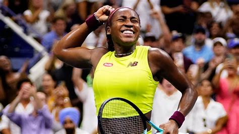 US Open: Coco Gauff reaches women's singles final after long delay due to climate change ...
