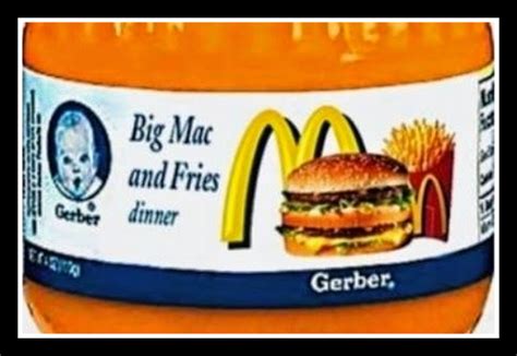 Big Mac and Fries : Gerber New Baby Food Flavor