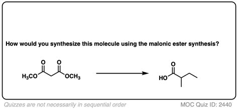 The Malonic Ester and Acetoacetic Ester Synthesis – Master Organic ...