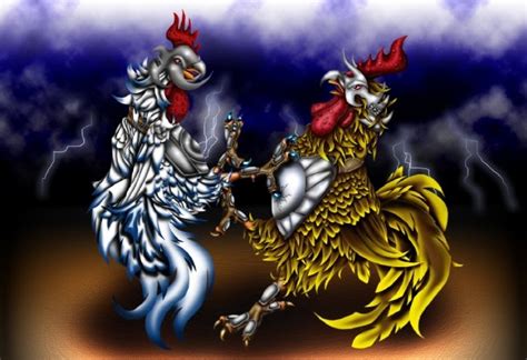 Rooster Fight by dcastrod on DeviantArt