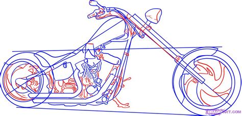 Motorcycle Easy Drawing at GetDrawings | Free download