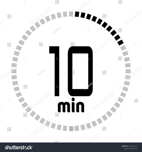 10 Minutes Countdown Timer Digital Counter Stock Vector (Royalty Free) 1433313155 | Shutterstock