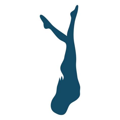 the silhouette of a woman doing an acrobatic pose on her back legs