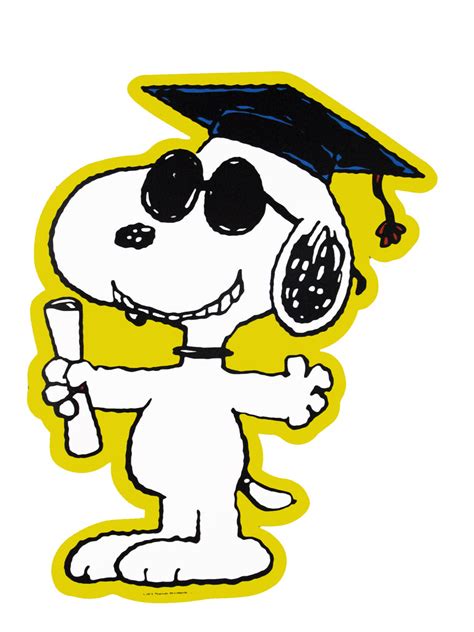 Snoopy Large Graduation Die-Cut Wall Decor | snoopn4pnuts.com