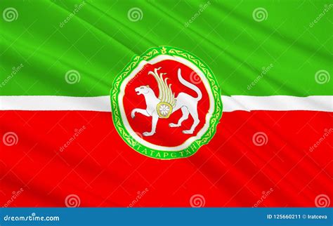 Flag of Republic of Tatarstan, Russian Federation Stock Image - Image of concept, nation: 125660211