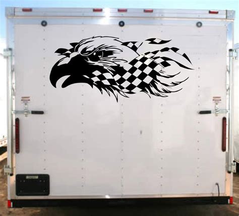 Racing Trailers Decals and Stickers