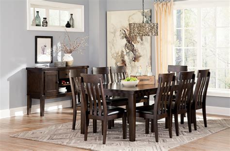 Ashley Signature Design Haddigan D596-35 Rectangular Dining Room Table ...