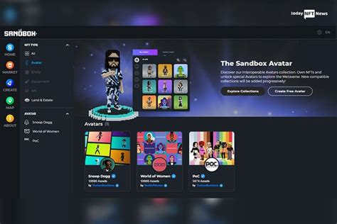 The Sandbox launches Avatar section featuring TheSnoopAvatars