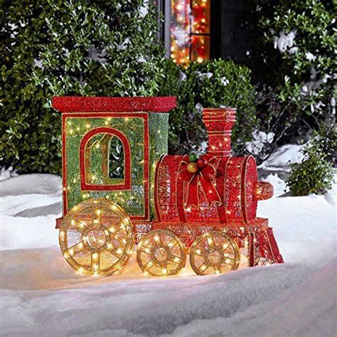 Glittering Thread Steam Train (200 Lights) • ChristmasShack | Outdoor ...