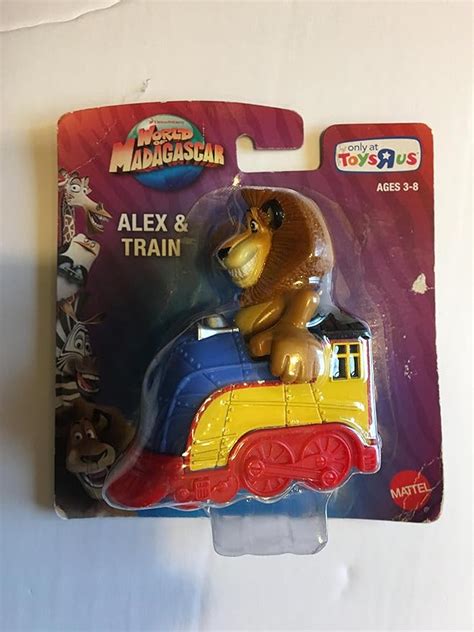 Fisher-Price World Of Madagascar Movie Exclusive Mini Alex In Train: Amazon.co.uk: Toys & Games