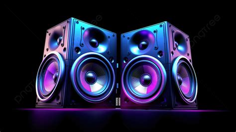 Musical Speaker A 3d Rendering Of Sound Equipment Background, Music Box, Sound Box, Music Studio ...