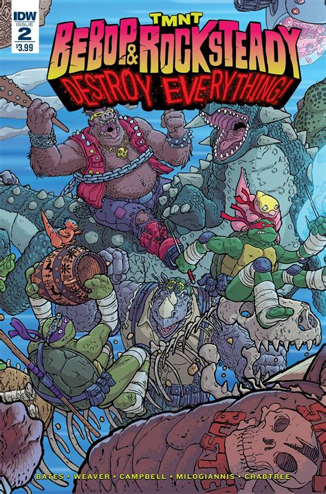 Teenage Mutant Ninja Turtles: Bebop & Rocksteady Destroy Everything #2 | Fresh Comics