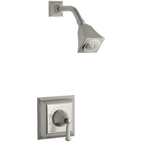 KOHLER Memoirs Vibrant Brushed Nickel 1-Handle Shower Faucet Trim Kit ...