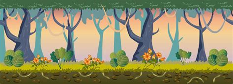 Forest Game Background 4277175 Vector Art at Vecteezy