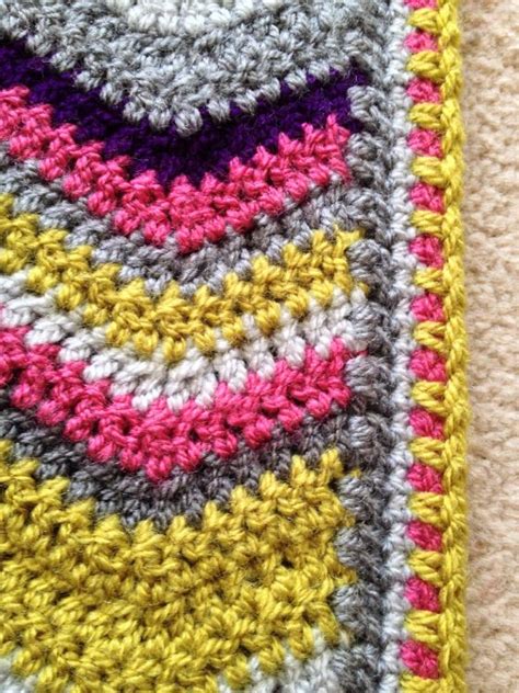 Zesty Raspberry Ripple Blanket – FINISHED! | Raspberry ripple, Crochet borders, Blanket