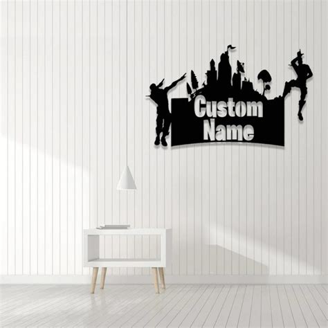 Custom Game Room Sign Personalized Gamer Name Metal Sign Gaming Home Decor - Custom Laser Cut ...