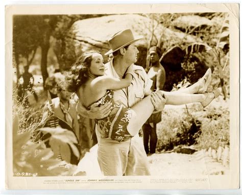 Jungle Jim 8'x10' Black and White Promotional Still Johnny Weissmuller Lita Baron FN: Fotografía ...