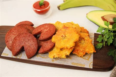 Dominican Fried Salami With Tostones - An Authentic Easy Recipe