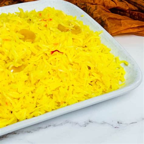 Indian Saffron Rice Recipe (Instant Pot) - Easy Indian Cookbook