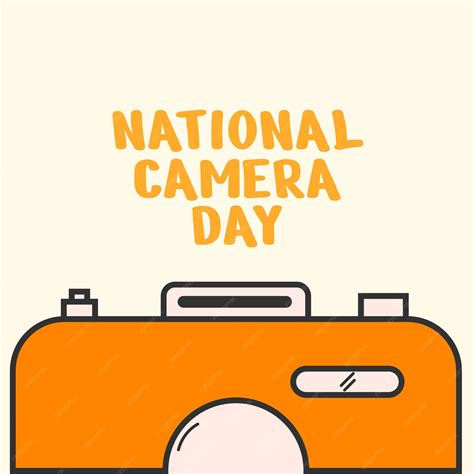 Premium Vector | National camera day design post cad social media vector