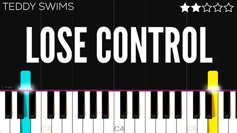 Teddy Swims - Lose Control | EASY Piano Tutorial Chords - Chordify