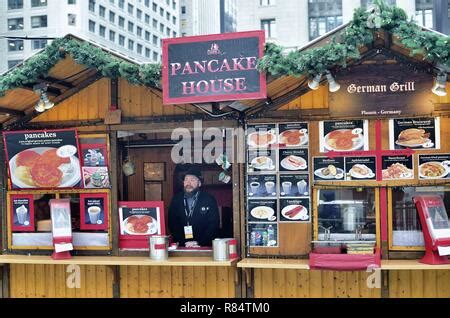 German Christmas Market, Chicago Stock Photo - Alamy