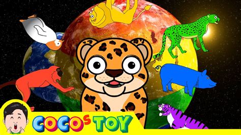 Color quiz for kids with baby leopardㅣNursery Rhymes, Learn ColorsㅣCoCosToy - YouTube