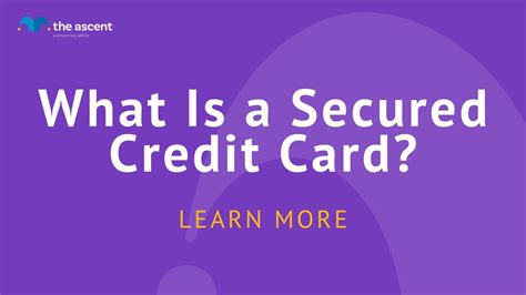 What Is a Secured Credit Card and How Does One Work? | The Ascent