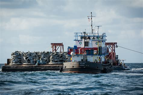 Historic Artificial Reef Deployed Off The Coast - The Atlantic Current