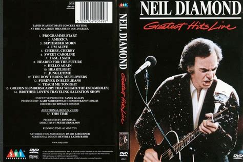 Catálogo Dvd Música: Neil Diamond - Greatest Hits Live