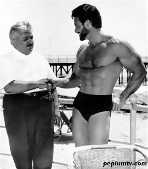 Behind-the-Scenes Steve Reeves promoting HERCULES (1958) | Steve reeves, 60s models, Action ...