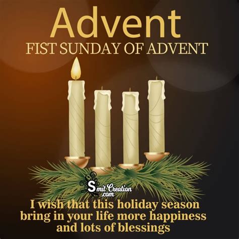 Happy Advent Sunday Wishes Message - SmitCreation.com