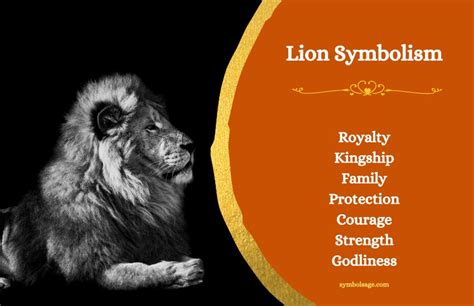 Lion - Meaning & Symbolism - Symbol Sage