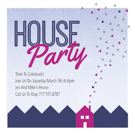 House Party Invitation Templates (Free) | Greetings Island