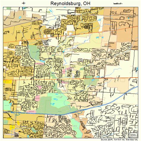 Reynoldsburg Ohio Street Map 3966390