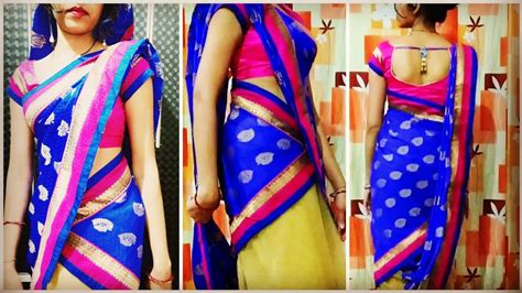 #rajawadasaree #marwadisaree How to wear Rajwada,Marwadi, Rajsthani style saree Draping (hindi ...