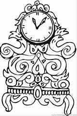 Clock Coloring Pages Printable At GetColoringscom  Free sketch template
