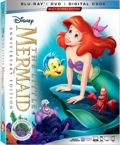 The Little Mermaid 30th Anniversary Edition (2019 - Blu-Ray/DVD/Digital Code), 1 ct - Kroger