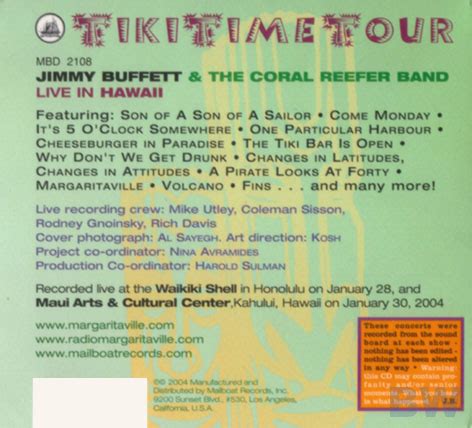 Live In Hawaii » Jimmy Buffett World