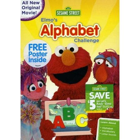 Sesame Street: Elmo's Alphabet Challenge (DVD) - Walmart.com