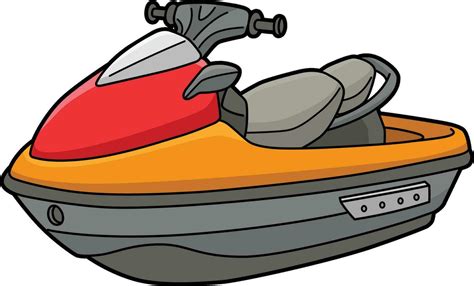 Jet Ski Vehicle Cartoon Colored Clipart I 34328913 Vector Art at Vecteezy