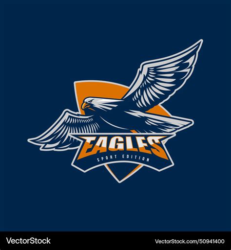 Eagle sport logo Royalty Free Vector Image - VectorStock