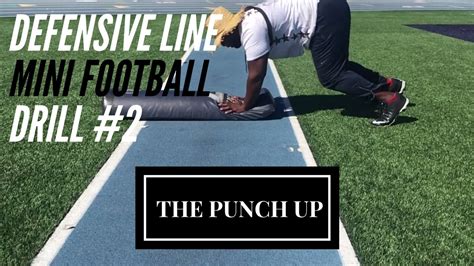 THE PUNCH UP - Defensive Line Drill #1 - American Football Drills - YouTube