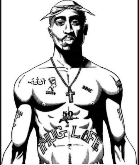 Tupac Drawing at GetDrawings | Free download